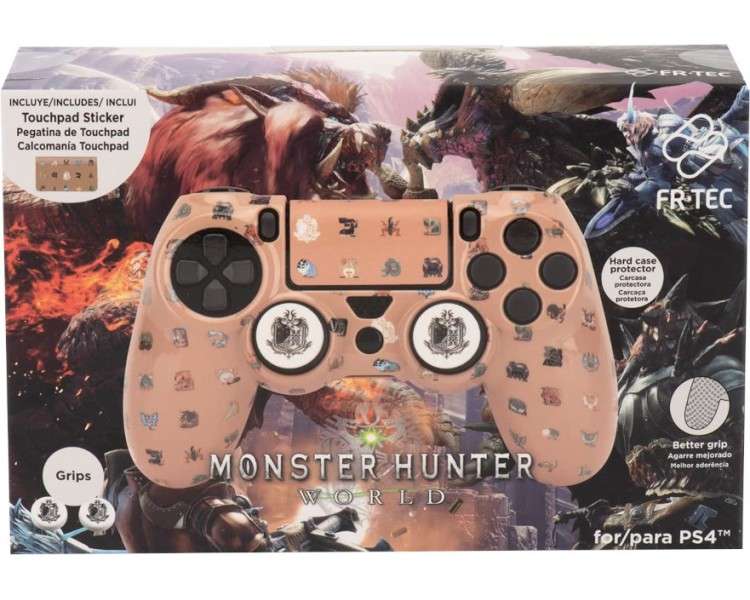 FR-TEC COMBO PACK MONSTER HUNTER WORLD (FUNDA/GRIPS/STICKER)