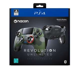 NACON WIRELESS PRO CONTROLLER REVOLUTION UNLIMITED CAMO GREEN (VERDE)