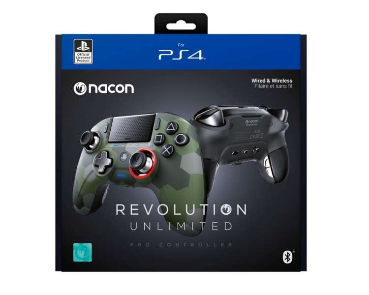 NACON WIRELESS PRO CONTROLLER REVOLUTION UNLIMITED CAMO GREEN (VERDE)