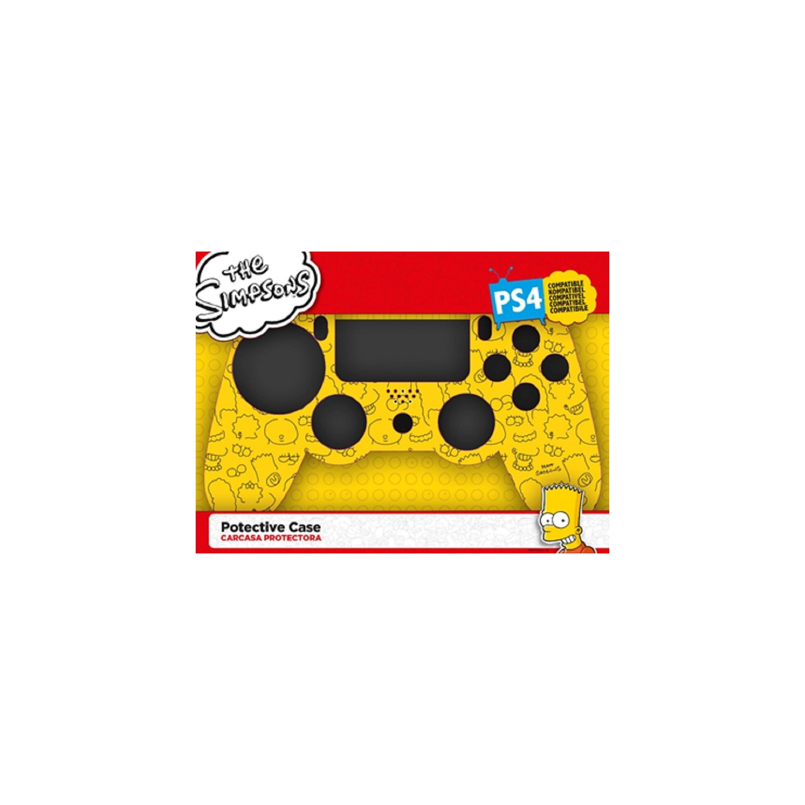 INDECA CARCASA PARA MANDO CONTROLLER CASE THE SIMPSONS MINIMAL