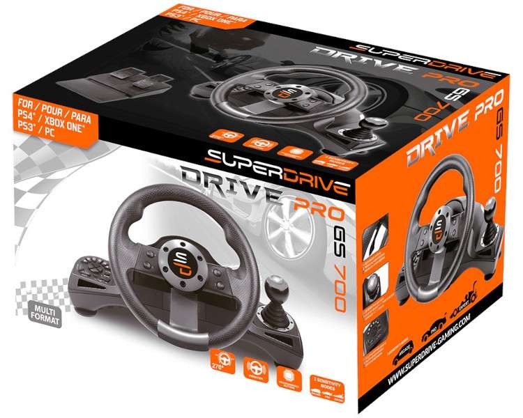 SUPERDRIVE DRIVE PRO GS 700 WHEEL (PS4/PS5/XBOX ONE/PS3/PC//XBX)