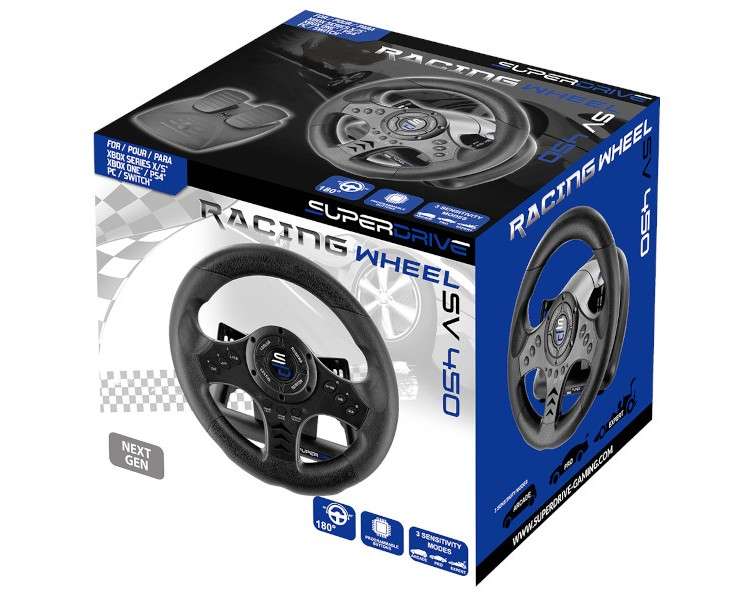 SUPERDRIVE RACING WHEEL SV 450 NEXT GEN (SWITCH/XBONE/XB SERIES/PC)