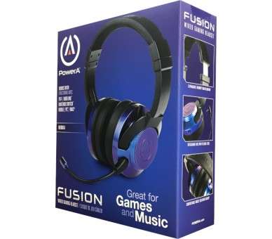 POWER A FUSION WIRED GAMING HEADSET NEBULA (PS4/XBONE/SWITCH/PC/MAC)