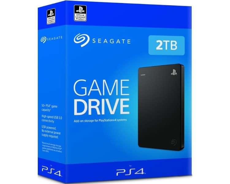 SEAGATE GAME DRIVE 2Tb BLACK (NEGRO)