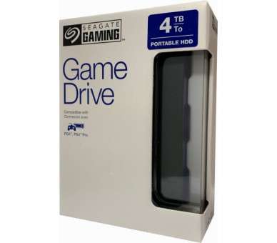 SEAGATE GAME DRIVE 4Tb BLACK (NEGRO)