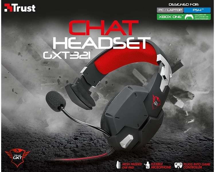 TRUST CARUS CHAT HEADSET GXT 321 (PS4/XBONE/PC)