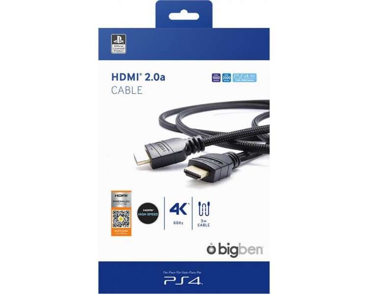 BIGBEN HDMI 4K/HDR 3M (PS5)