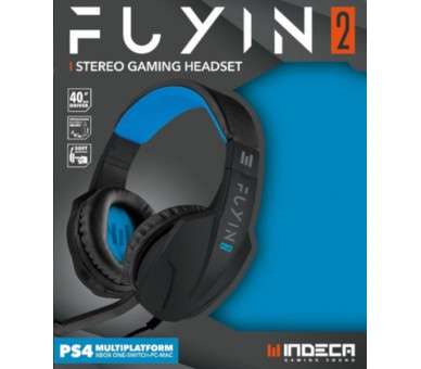 INDECA STEREO GAMING HEADSET FUYIN 2.0 BLACK (PS4/XBONE/SWI/PC/MAC)