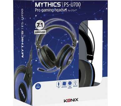 KONIX MYTHICS PRO GAMING HEADSET PS-U700 7.1 SURROUND