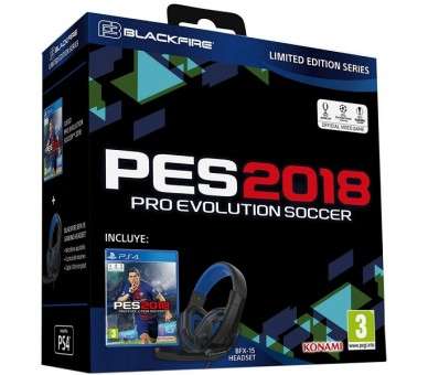 BLACKFIRE HEADSET BFX-15 + PES 2018 LIMITED EDITION