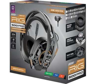 NACON GAMING HEADSET RIG 500 PRO HC BLACK (NEGRO) PS4/XBONE/SWITCH