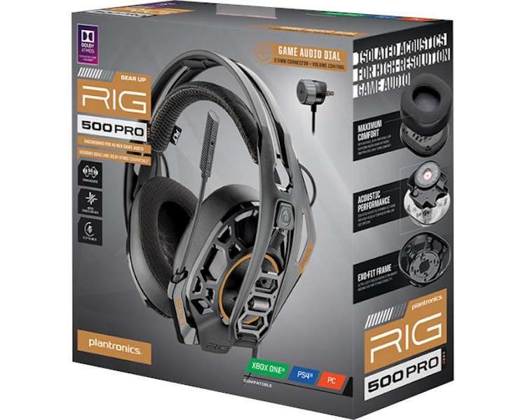 NACON GAMING HEADSET RIG 500 PRO HC BLACK (NEGRO) PS4/XBONE/SWITCH