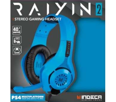 INDECA STEREO GAMING HEADSET RAYIN 2.0 BLUE EDITION (PS4/XBONE/SWI/PC/MAC)