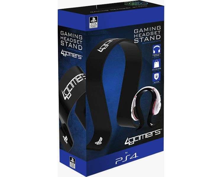 4GAMERS GAMING HEADSET STAND BLACK (NEGRO)(PS5/PS4)