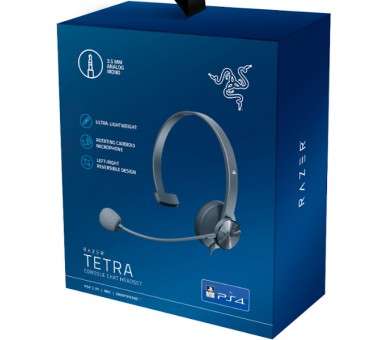 RAZER TETRA 3.5 MM ANALOG MONO CONSOLE CHAT HEADSET  (PS4/PC/MAC/MOVIL)