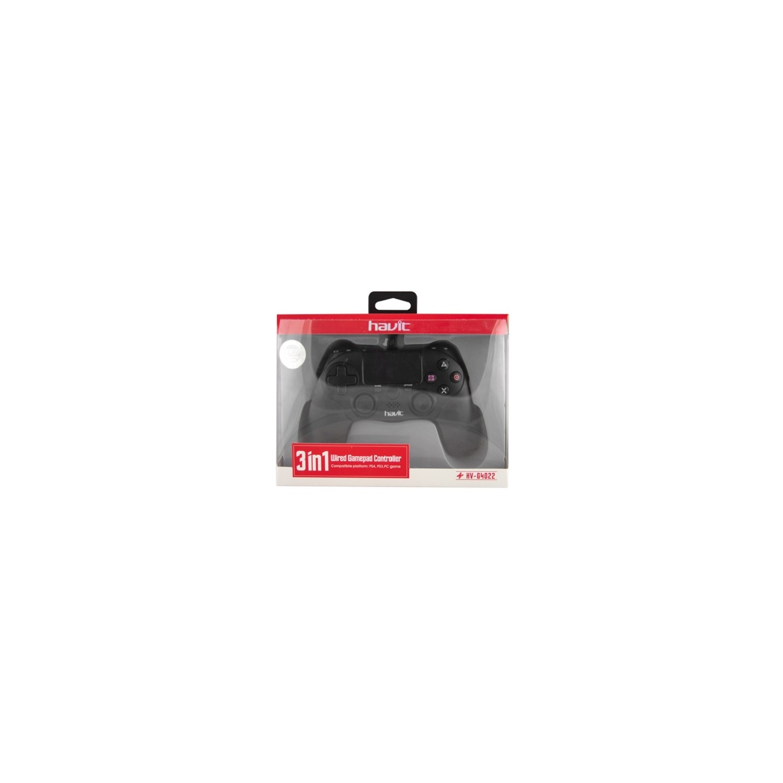 HAVIT WIRED GAMEPAD CONTROLLER HV-G4022 3 EN 1 (PS4/PS3/PC)