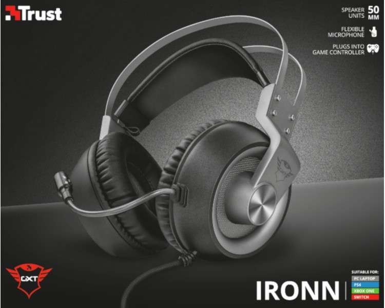 TRUST IRONN GAMING HEADSET GXT 430  (PS5/SWITCH/XBOX ONE/PC)