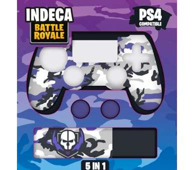 INDECA KIT CARCASA SILICONA 5 EN 1 BATTLE ROYALE