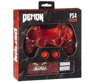 INDECA KIT SILICONA DEMON (FUNDA SILICONA/GAMUZA/GRIPS/PROTECTOR)