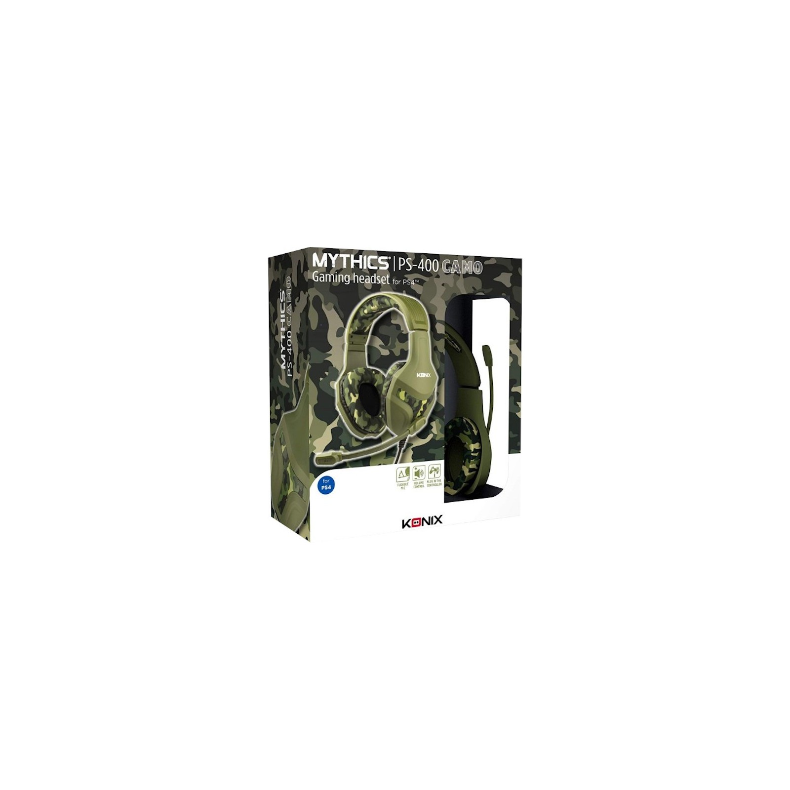 KONIX MYTHICS GAMING HEADSET PS-400 CAMOUFLAGE