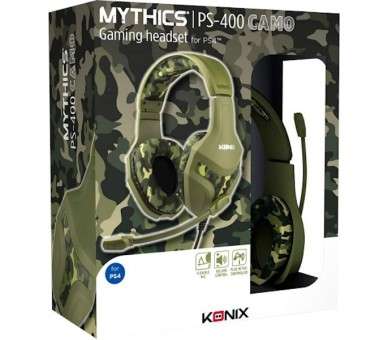 KONIX MYTHICS GAMING HEADSET PS-400 CAMOUFLAGE