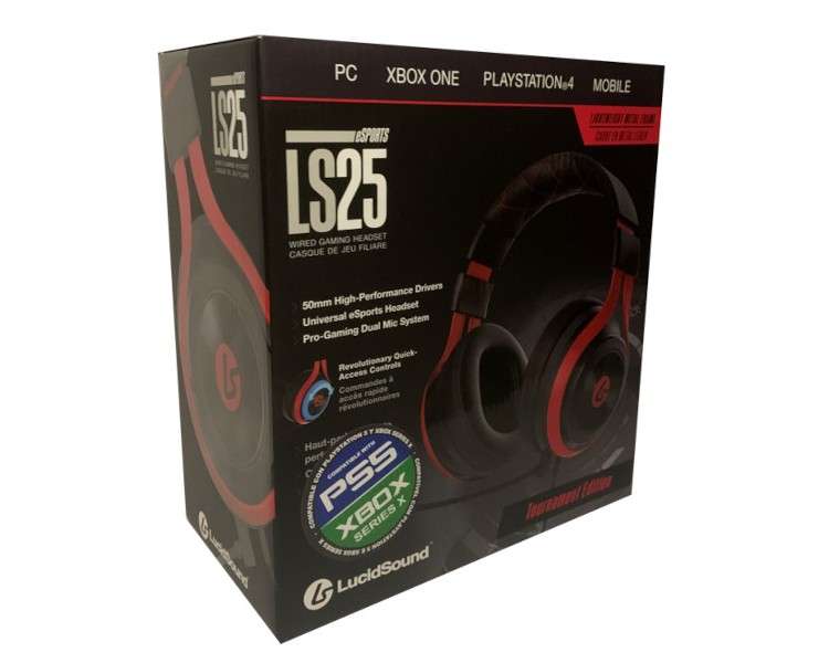 LUCIDSOUND LS25 TOURNAMENT EDITION GAMING HEADSET (PS5/XBOX SX/PS4/XBONE/PC)