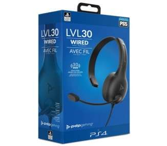 PDP HEADSET LVL30 WIRED AVEC FIL (GRIS)