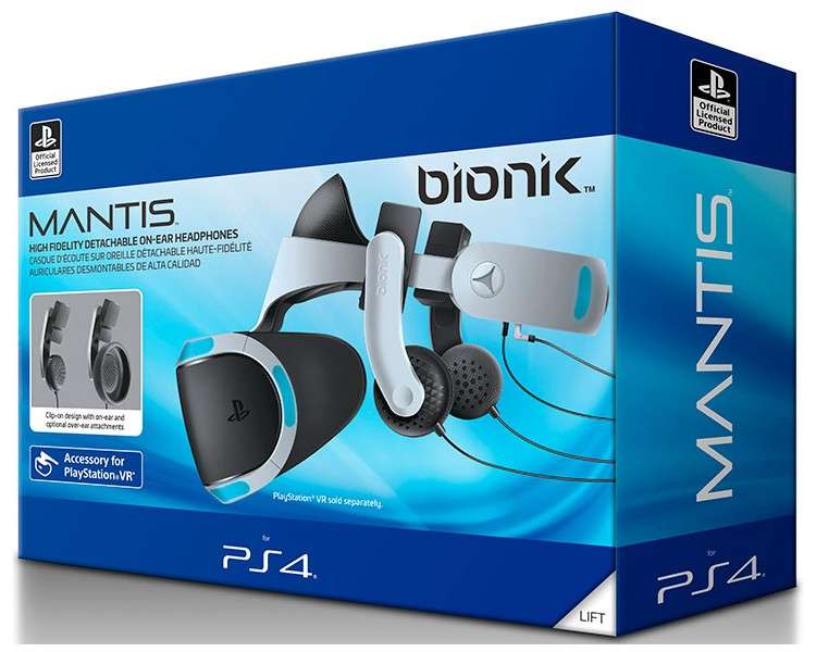 MANTIS AURICULARES DESMONTABLES ALTA CALIDAD GAFAS PS VR (OFICIAL)