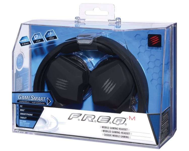 MAD CATZ F.R.E.Q MOBILE GAMING HEADSET NEGRO MATE (PS4/PC/MAC/MOB)