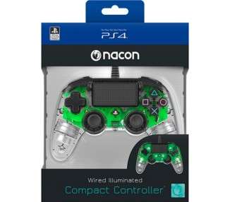 NACON WIRED ILLUMINATED COMPACT CONTROLLER GREEN (OFICIAL)