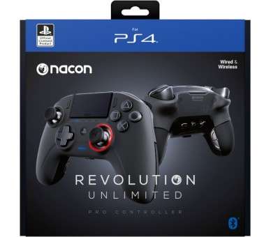 NACON WIRELESS PRO CONTROLLER REVOLUTION UNLIMITED BLACK (NEGRO)