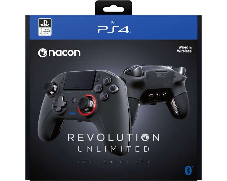 NACON WIRELESS PRO CONTROLLER REVOLUTION UNLIMITED BLACK (NEGRO)