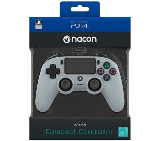 NACON WIRED COMPACT CONTROLLER GREY OFICIAL (GRIS)