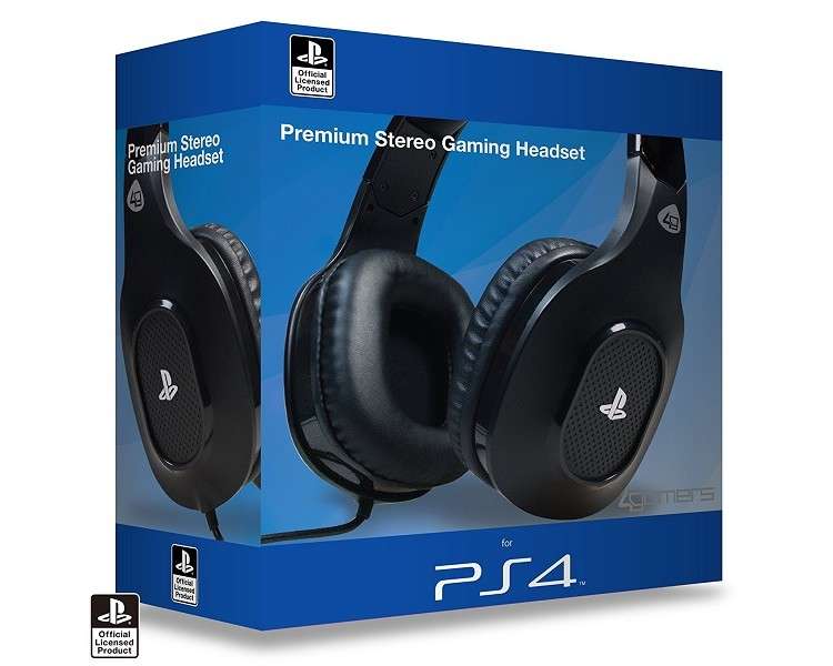 4GAMERS PREMIUM STEREO GAMING HEADSET (OFICIAL)