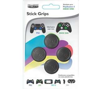 PRO STICK GRIPS PARA MANDOS (4 NEGROS) (PS5/XBOX)