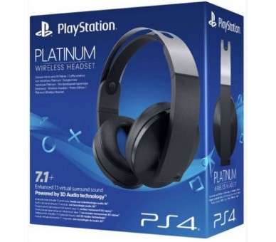 WIRELESS STEREO PLATINUM HEADSET 7.1+ 3D AUDIO (SONY) PS4/VR/PC/MAC & MOVILES