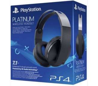 WIRELESS STEREO PLATINUM HEADSET 7.1+ 3D AUDIO (SONY) PS4/VR/PC/MAC & MOVILES