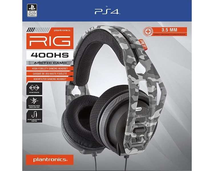 PLANTRONICS GAMING HEADSET RIG 400HS  CAMO (CAMUFLAJE) OFFICIAL