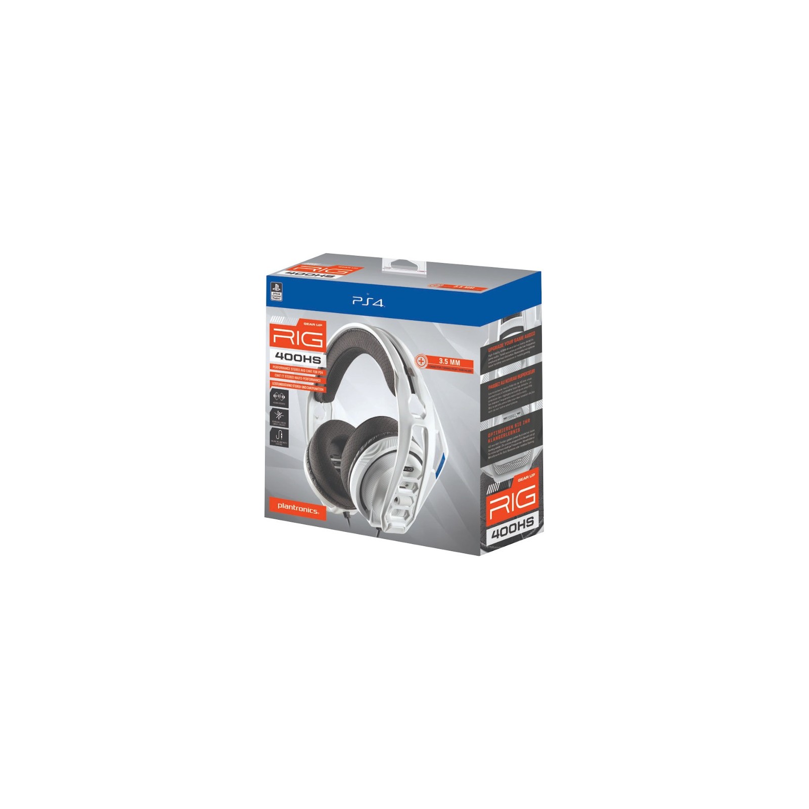 PLANTRONICS GAMING HEADSET RIG 400 HS WHITE (BLANCO) OFFICIAL