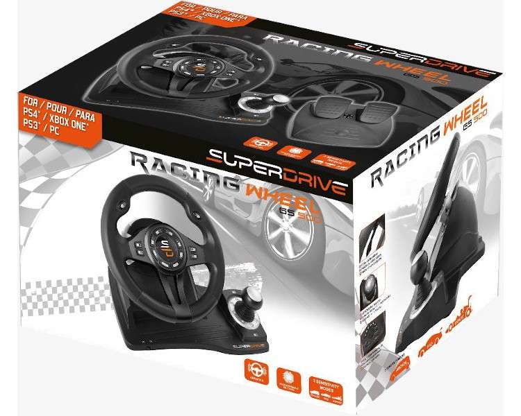 SUPERDRIVE RACING WHEEL GS 500 (PS4/XBONE/PS3/PC)