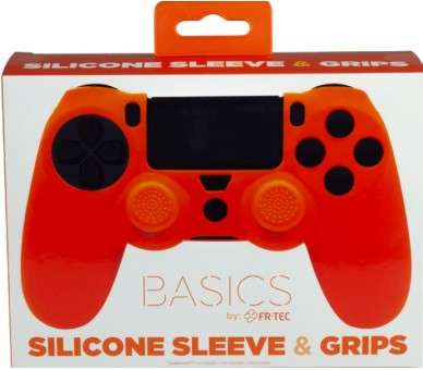 FR-TEC SILICONE SLEEVE + GRIPS NARANJA (ORANGE)