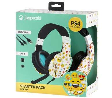 INDECA STARTER PACK JOYPIXELS (HEADSET/DUAL CHARGING/GRIPS)