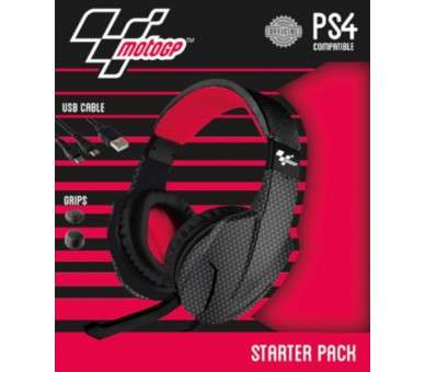 INDECA STARTER PACK MOTO GP 2019 (HEADSET+USB CABLE+GRIPS)