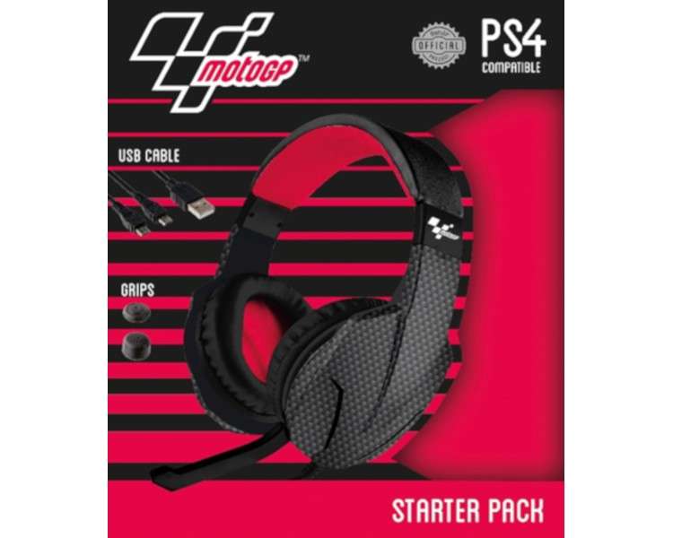 INDECA STARTER PACK MOTO GP 2019 (HEADSET+USB CABLE+GRIPS)