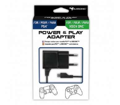 SUBSONIC POWER & PLAY CONTROLER ADAPTER (PS4/XBONE)