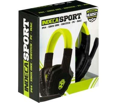 INDECA SPORT STEREO HEADSET INDECA SOUND(PS4/XBONE/SWITCH/PC/MAC)