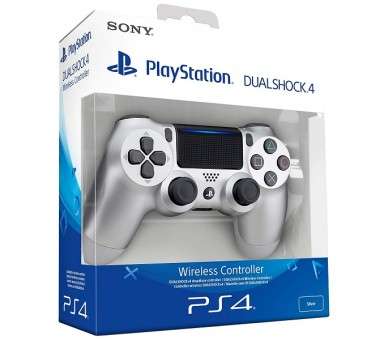 DUAL SHOCK 4 WIRELESS PLATA (SILVER) VERSION 2