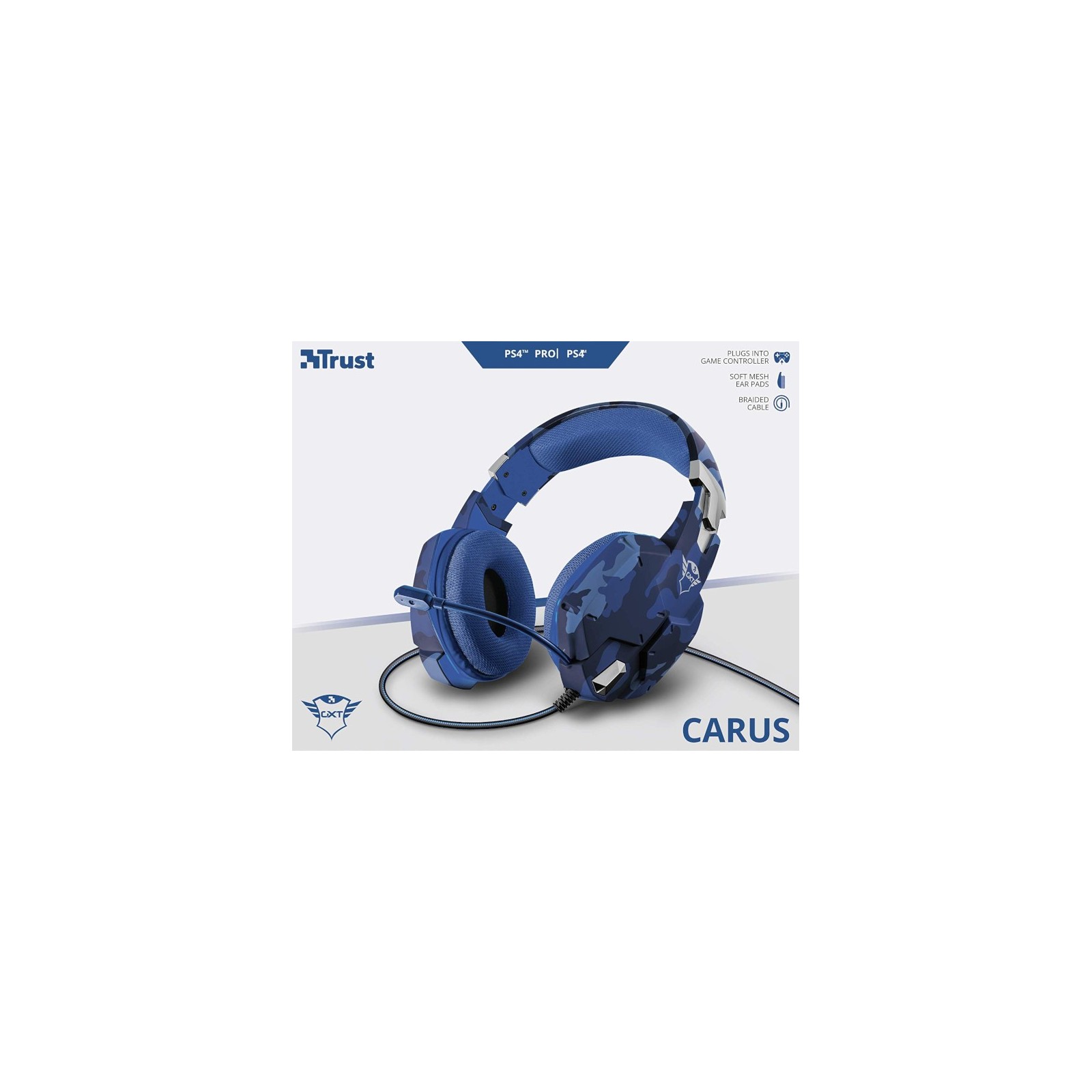 TRUST CARUS GAMING HEADSET BLUE CAMO GXT 322B (PS4/XBOX ONE/PC)