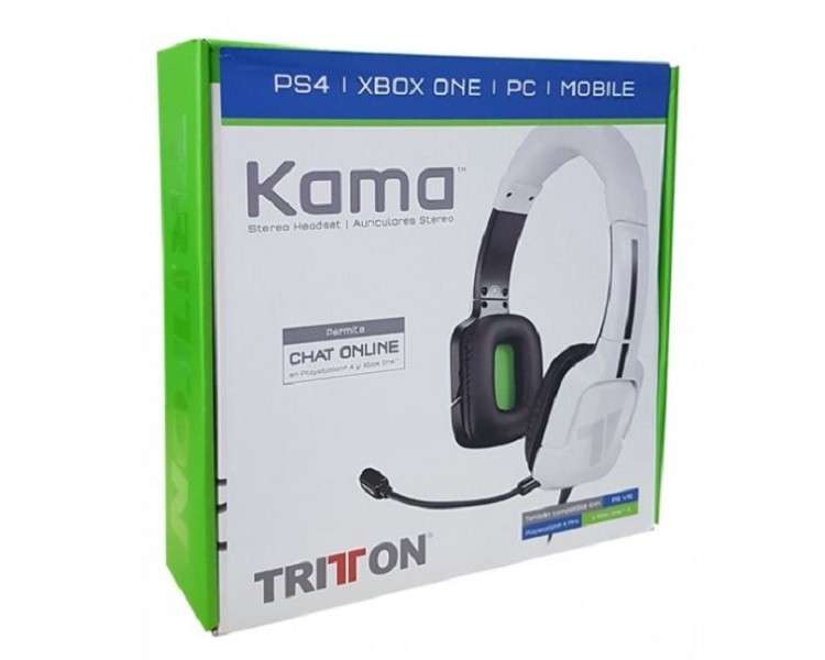 TRITTON KAMA STEREO HEADSET BLANCO 3.5 MM (PS4/XBONE/MVL)