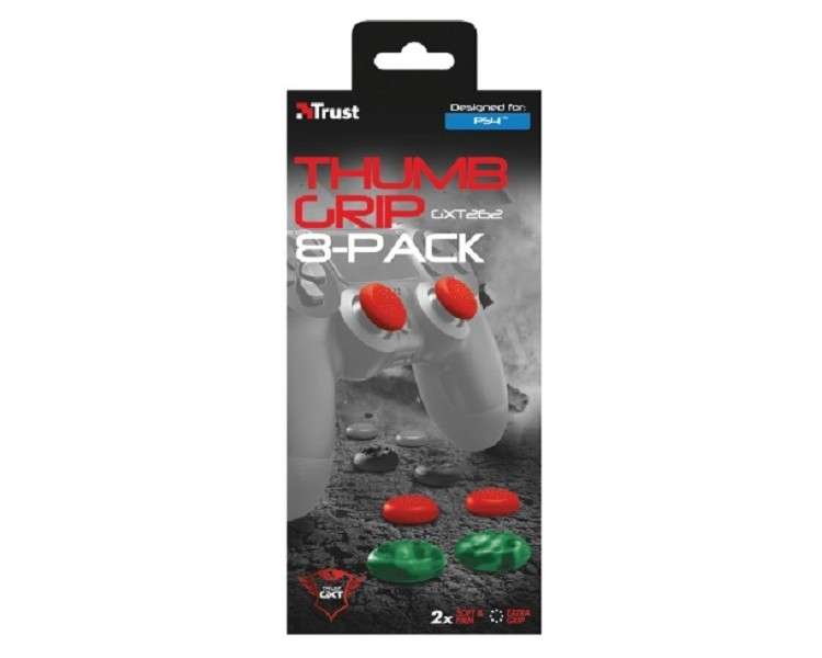 TRUST THUMB GRIPS PARA MANDOS PS4 GXT-262 ( 8-PACK )